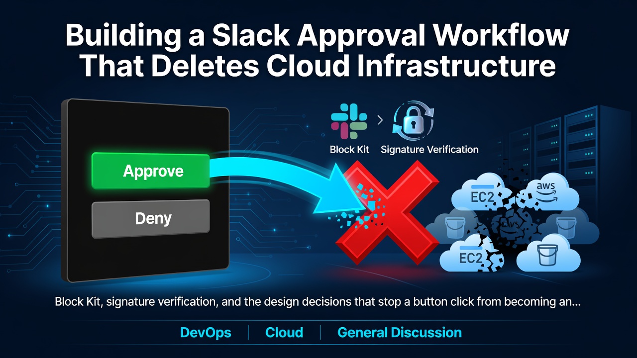 Building a Slack Approval Workflow That Deletes Cloud Infrastructure