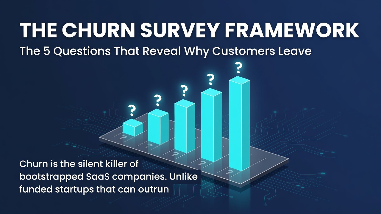 The Churn Survey Framework: The 5 Questions That Reveal Why Customers Leave