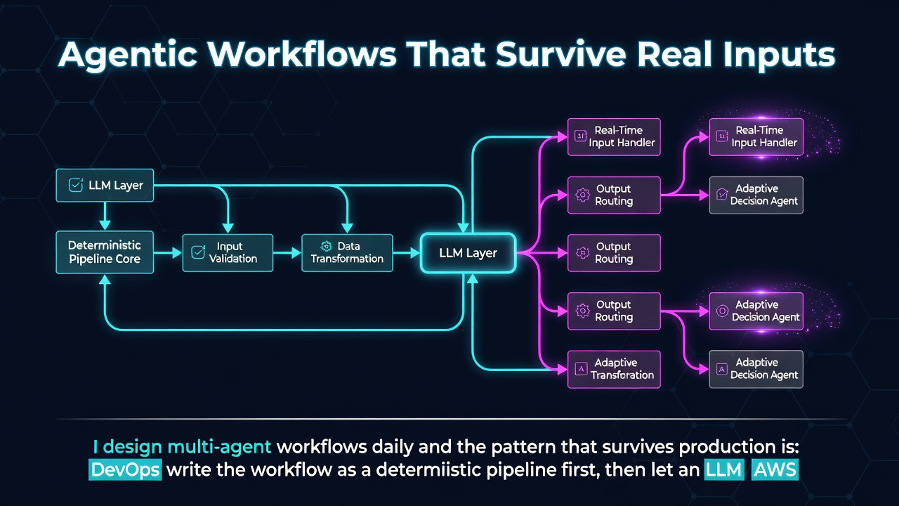 Agentic Workflows That Survive Real Inputs