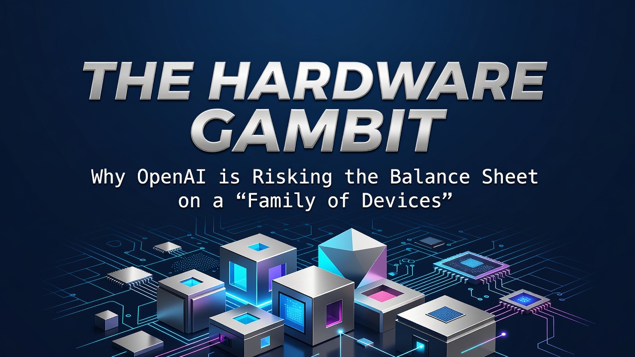 The Hardware Gambit: Why OpenAI is Risking the Balance Sheet on a "Family of Devices"