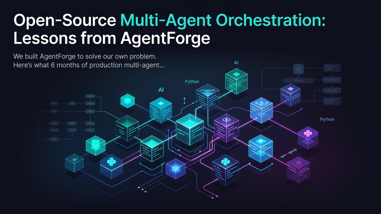 Open-Source Multi-Agent Orchestration: Lessons from AgentForge