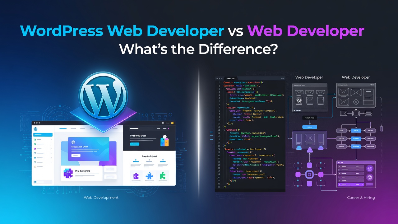 WordPress Web Developer vs Web Developer: What's the Difference?