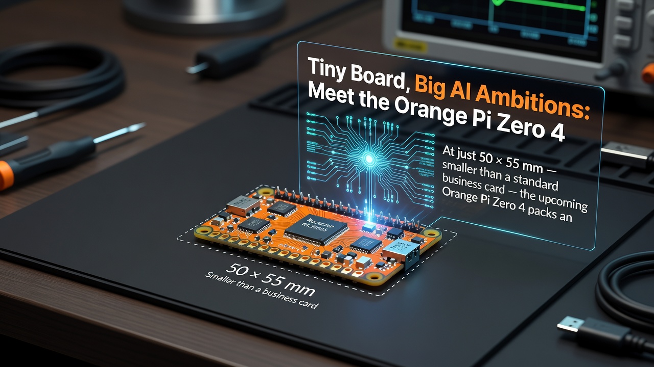 Tiny Board, Big AI Ambitions: Meet the Orange Pi Zero 4