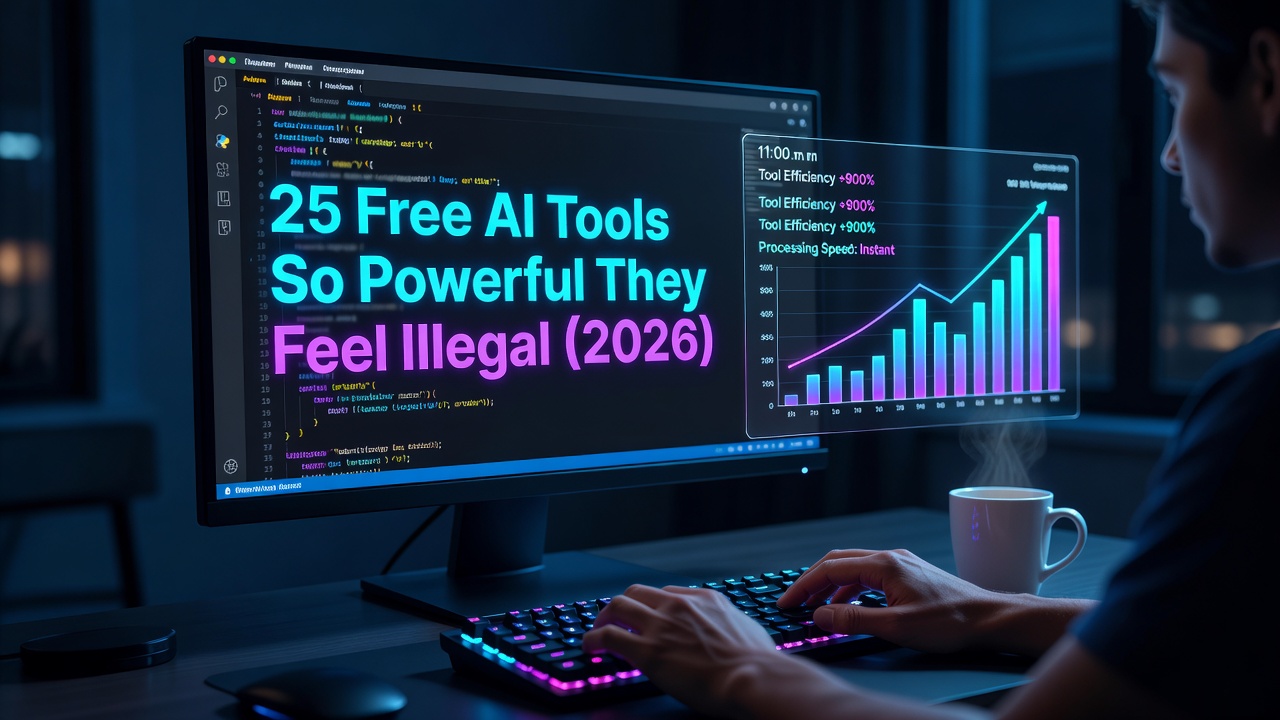 25 Free AI Tools So Powerful They Feel Illegal (2026)