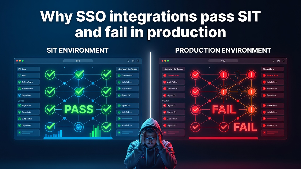Why SSO integrations pass SIT and fail in production