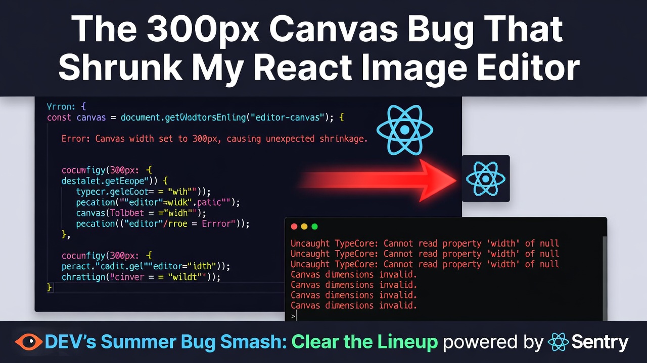 The 300px Canvas Bug That Shrunk My React Image Editor