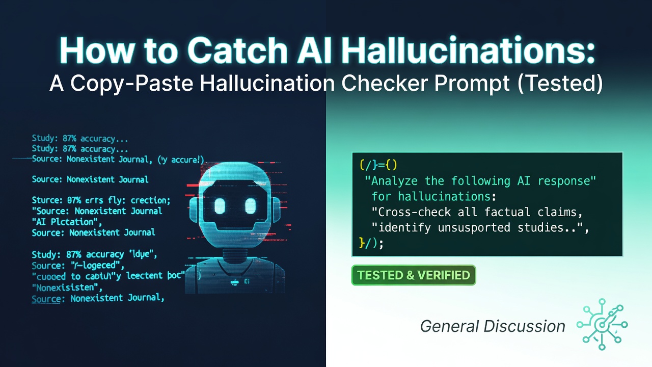 How to Catch AI Hallucinations: A Copy-Paste Hallucination Checker Prompt (Tested)