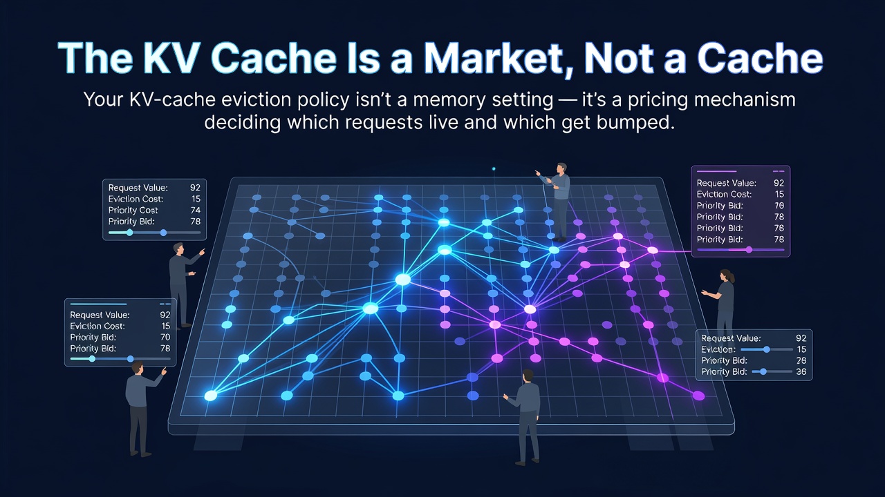 The KV Cache Is a Market, Not a Cache