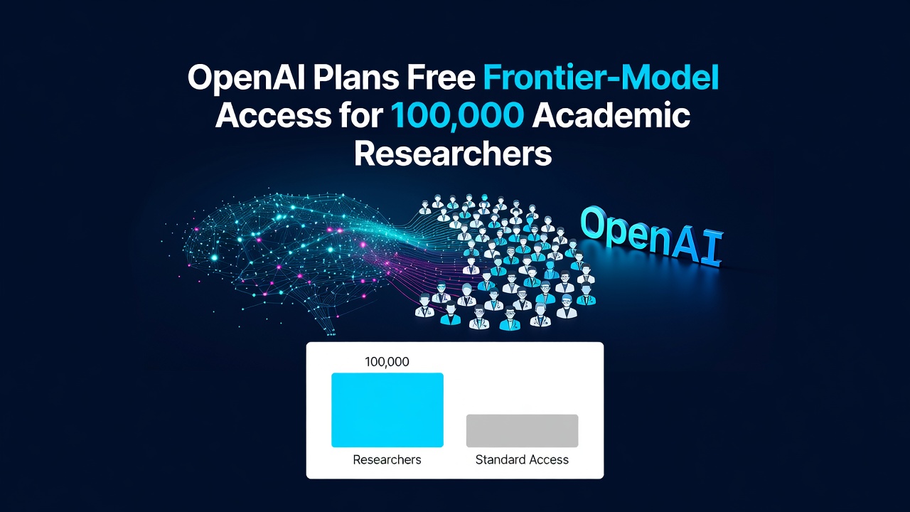 OpenAI Plans Free Frontier-Model Access for 100,000 Academic Researchers