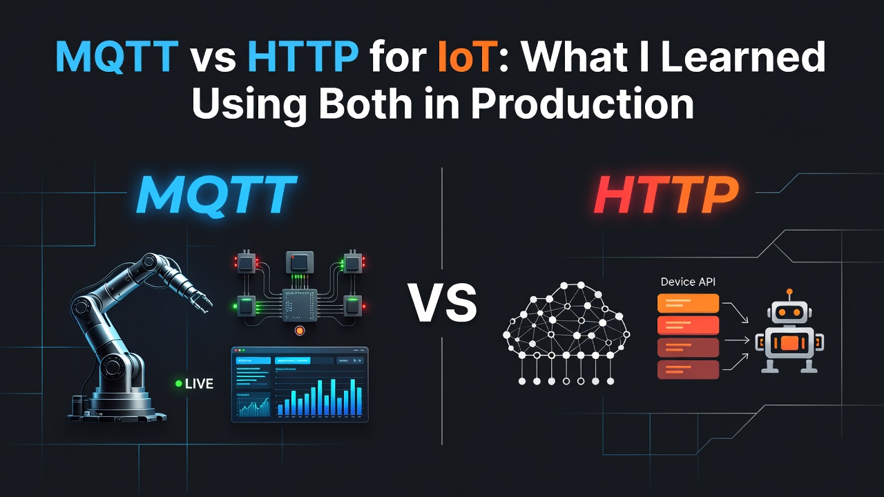 MQTT vs HTTP for IoT: What I Learned Using Both in Production