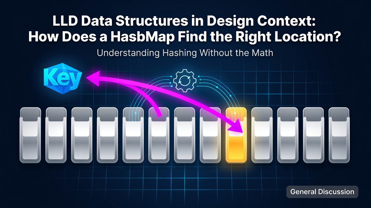 LLD Data Structures in Design Context: How Does a HashMap Find the Right Location? Understanding Hashing Without the Math