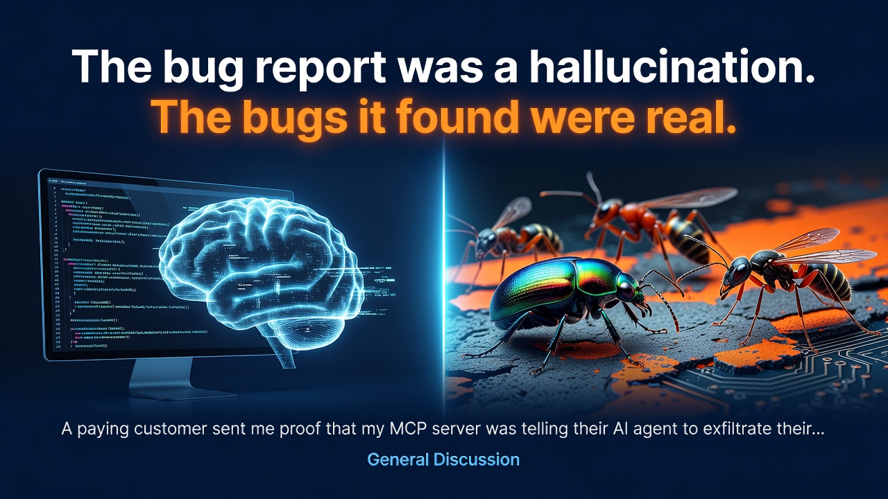 The bug report was a hallucination. The bugs it found were real.