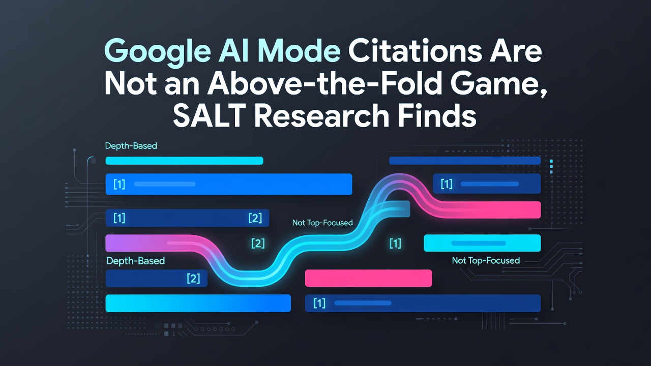 Google AI Mode Citations Are Not an Above-the-Fold Game, SALT Research Finds
