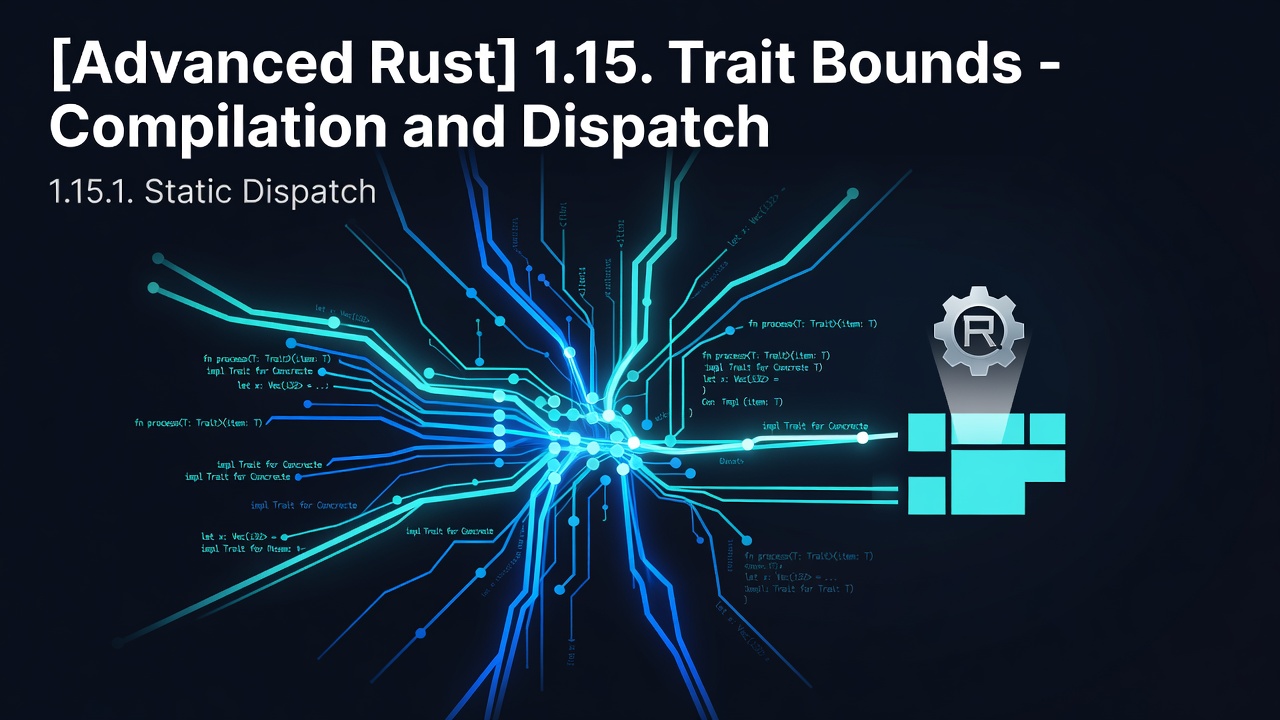 [Advanced Rust] 1.15. Trait Bounds - Compilation and Dispatch