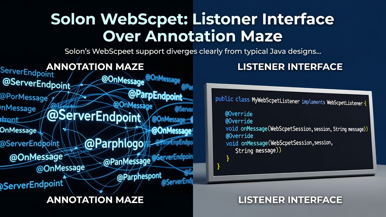 Solon WebSocket: Listener Interface Over Annotation Maze