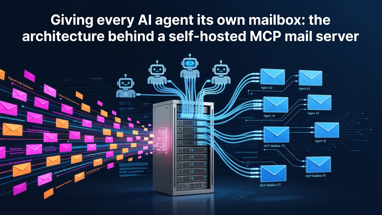 Giving every AI agent its own mailbox: the architecture behind a self-hosted MCP mail server