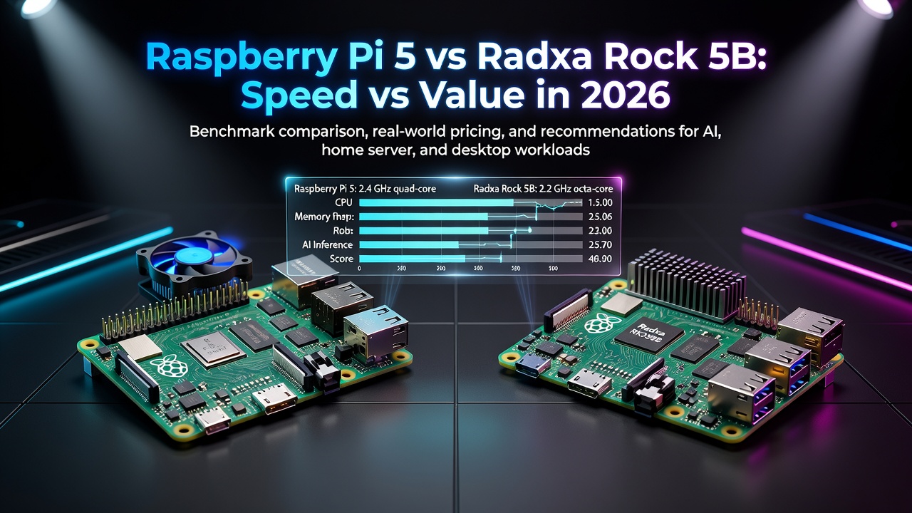 Raspberry Pi 5 vs Radxa Rock 5B: Speed vs Value in 2026