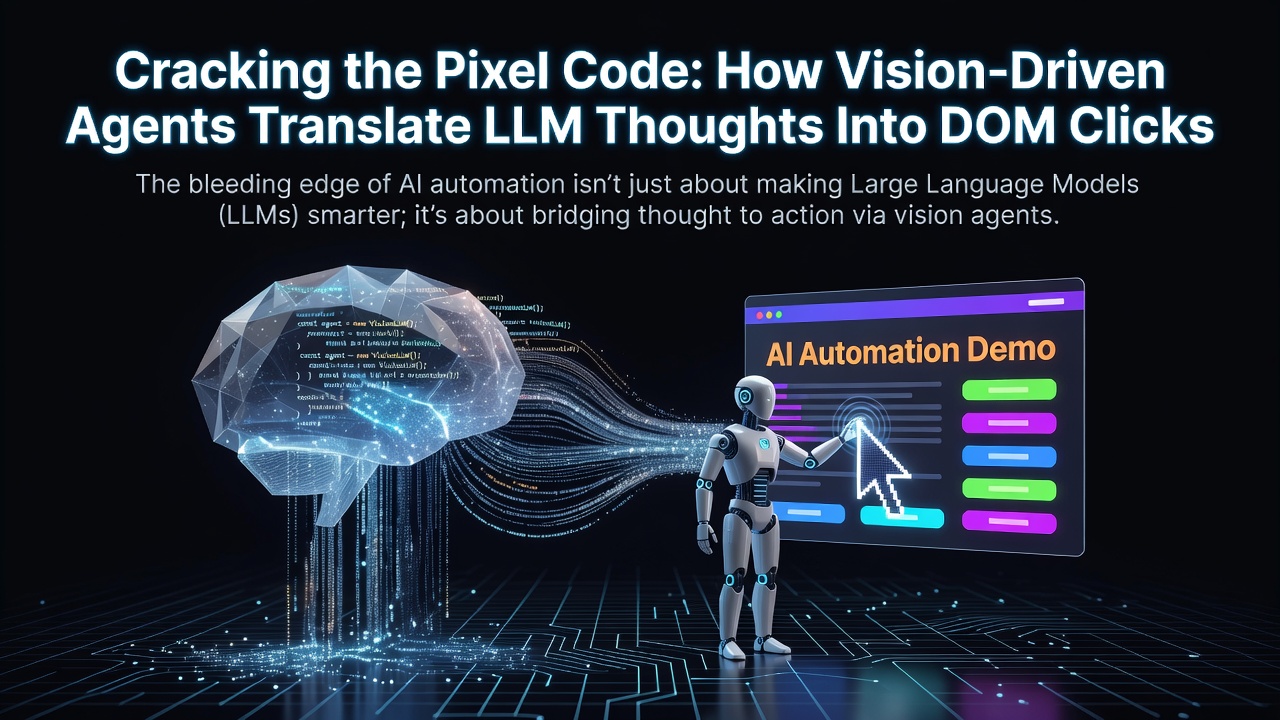 Cracking the Pixel Code: How Vision-Driven Agents Translate LLM Thoughts Into DOM Clicks