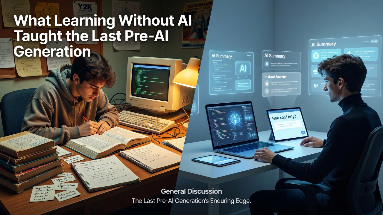 What Learning Without AI Taught the Last Pre-AI Generation