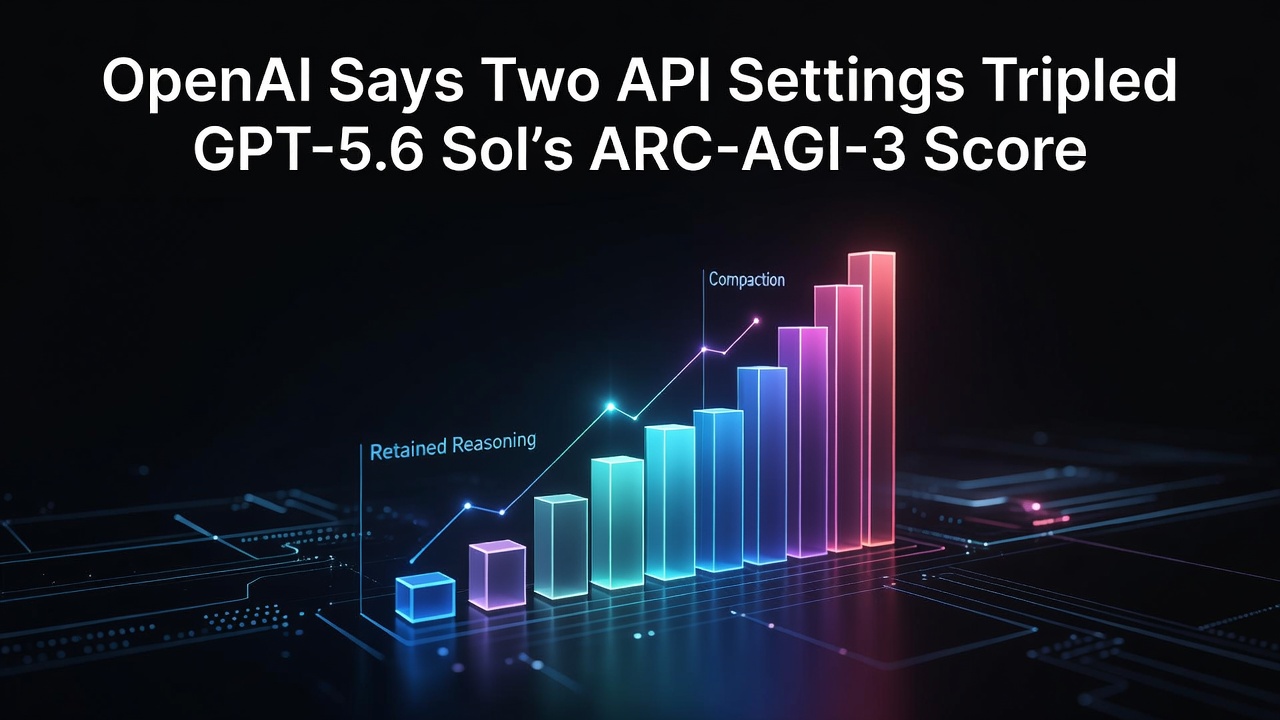 OpenAI Says Two API Settings Tripled GPT-5.6 Sol's ARC-AGI-3 Score