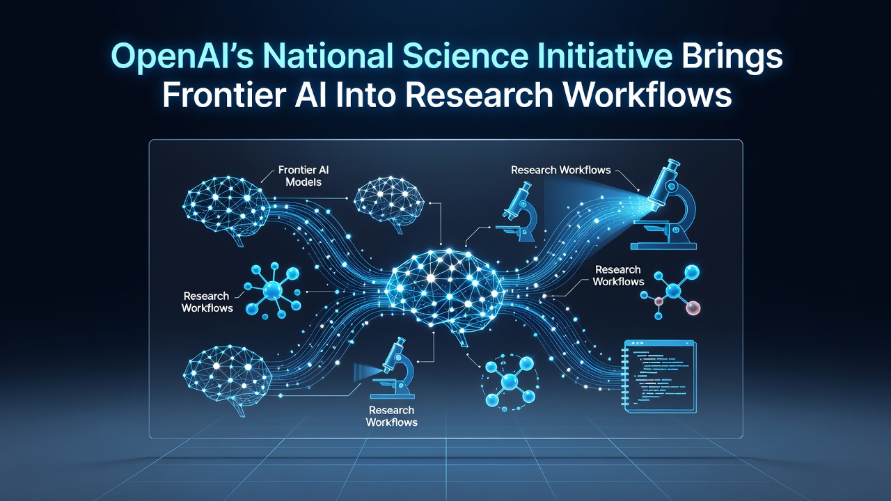 OpenAI’s National Science Initiative Brings Frontier AI Into Research Workflows