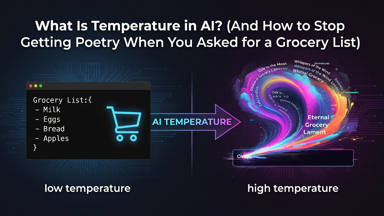 What Is Temperature in AI? (And How to Stop Getting Poetry When You Asked for a Grocery List)