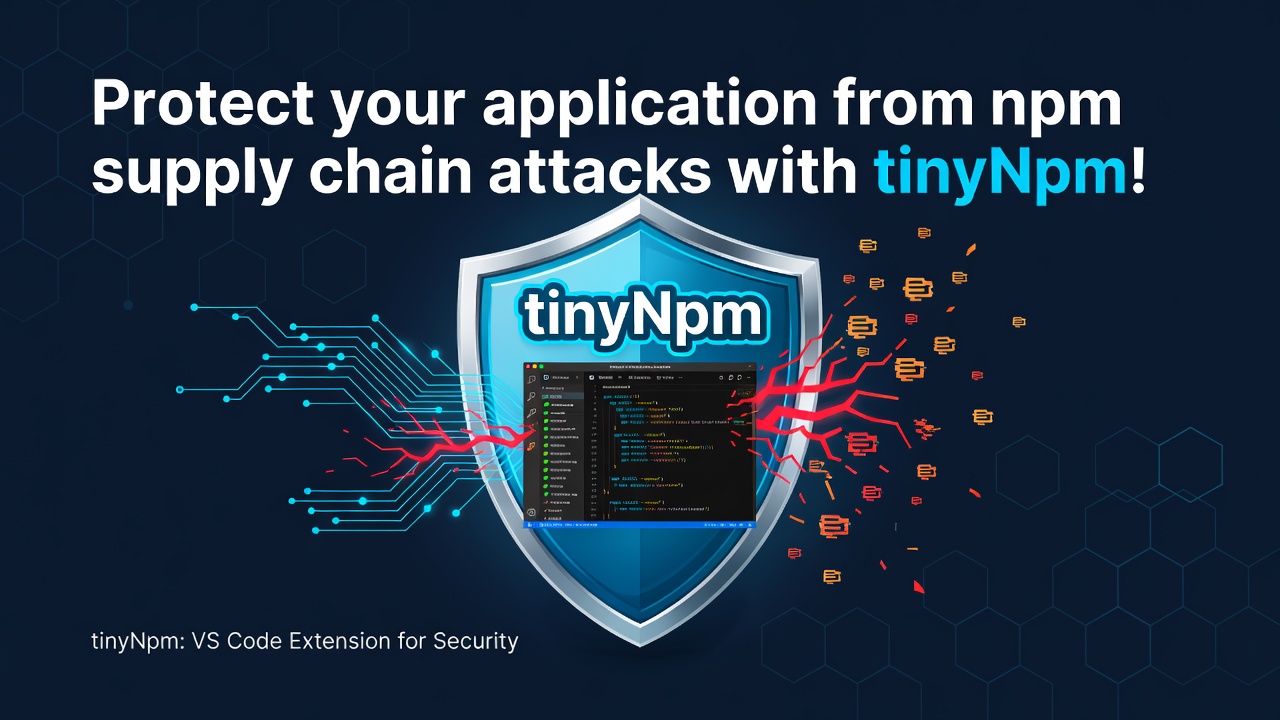 Protect your application from npm supply chain attacks with tinyNpm!