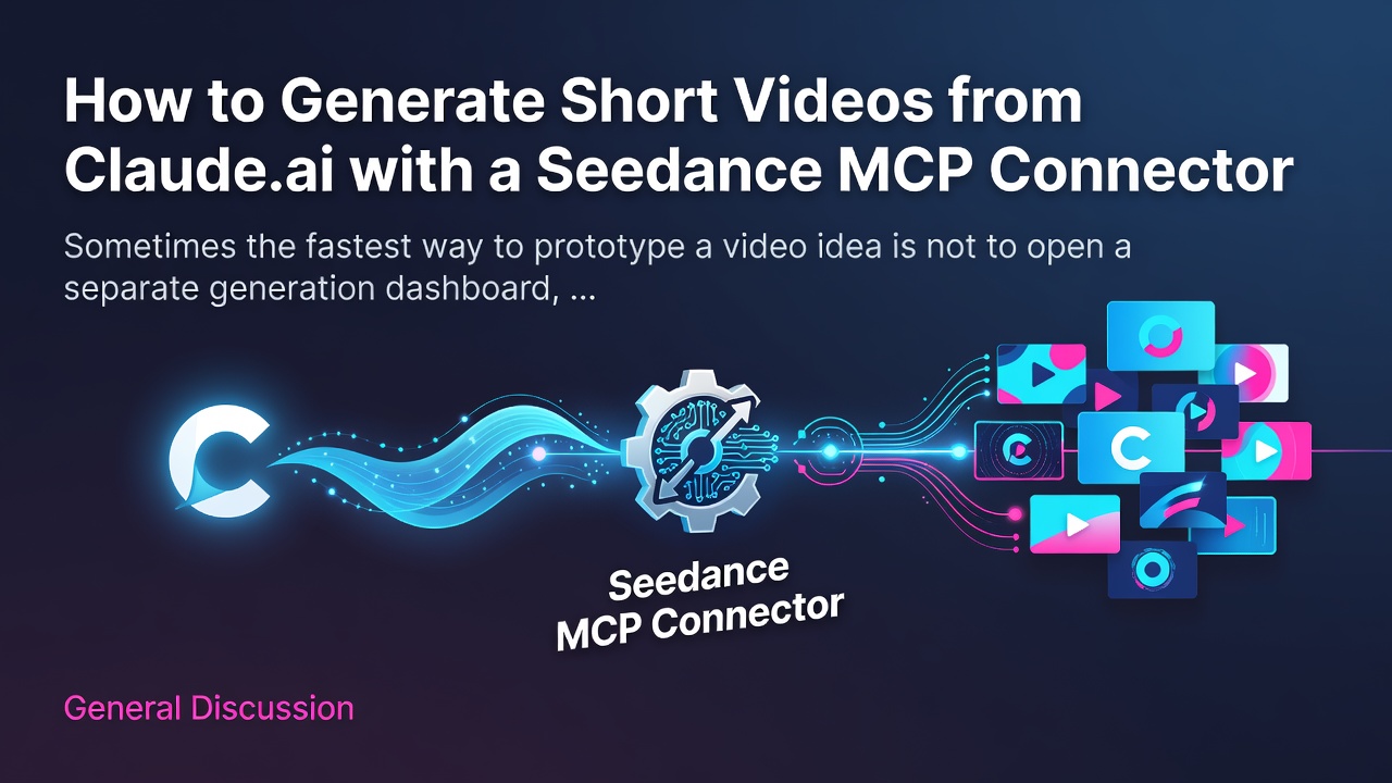 How to Generate Short Videos from Claude.ai with a Seedance MCP Connector