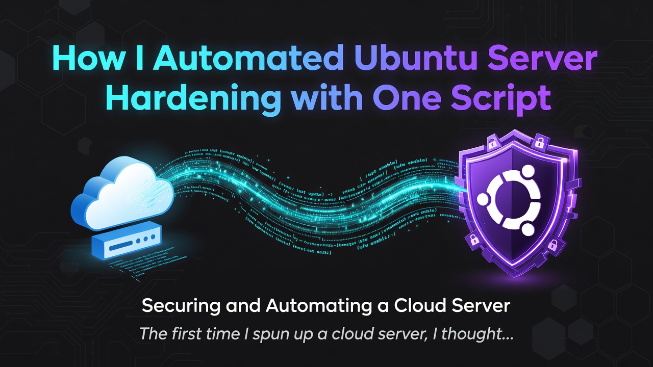 How I Automated Ubuntu Server Hardening with One Script