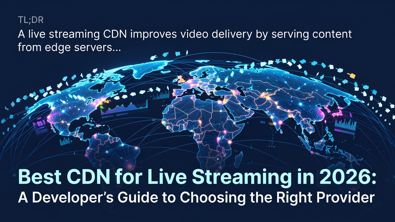 Best CDN for Live Streaming in 2026: A Developer’s Guide to Choosing the Right Provider