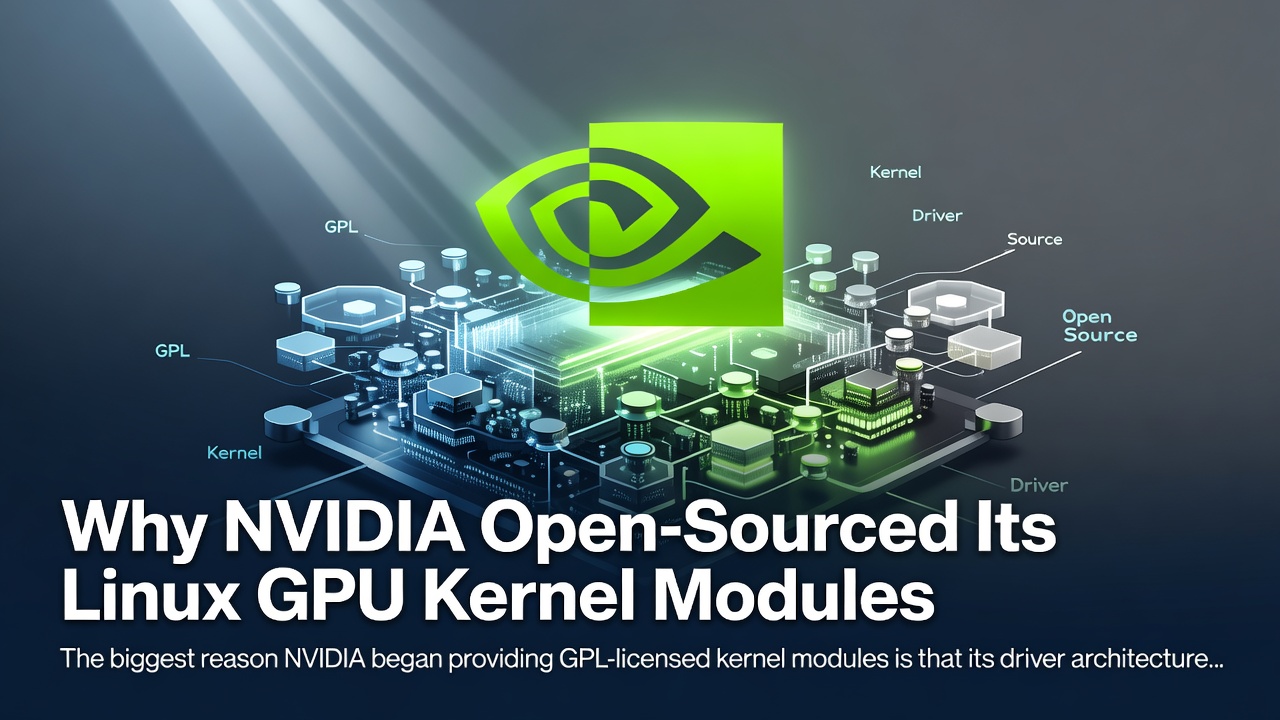 Why NVIDIA Open-Sourced Its Linux GPU Kernel Modules