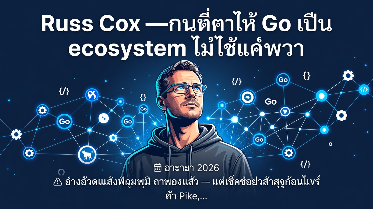 Russ Cox — คนที่ทำให้ Go เป็น ecosystem ไม่ใช่แค่ภาษา