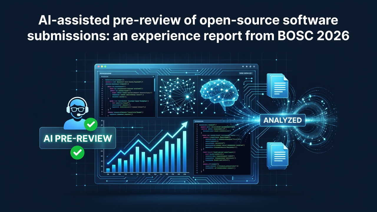 AI-assisted pre-review of open-source software submissions: an experience report from BOSC 2026
