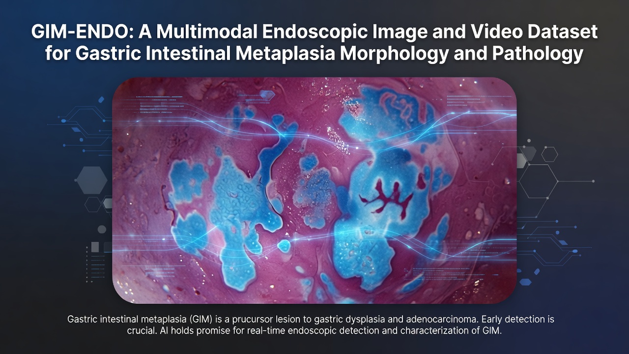 GIM-ENDO: A Multimodal Endoscopic Image and Video Dataset for Gastric Intestinal Metaplasia Morphology and Pathology