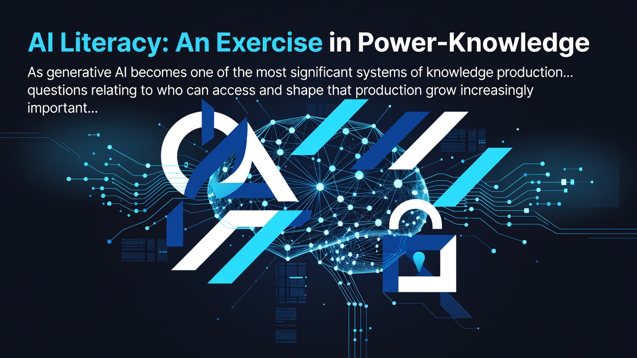 AI Literacy: An Exercise in Power-Knowledge