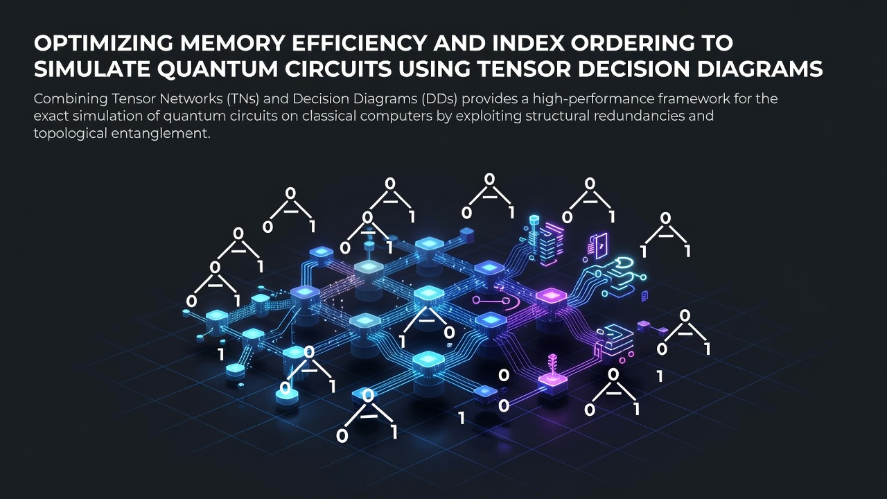 Optimizing Memory Efficiency and Index Ordering to Simulate Quantum Circuits Using Tensor Decision Diagrams