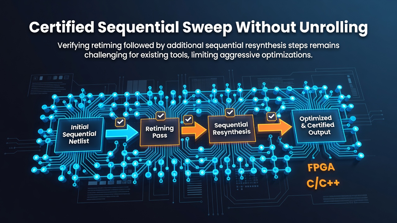 Certified Sequential Sweep Without Unrolling