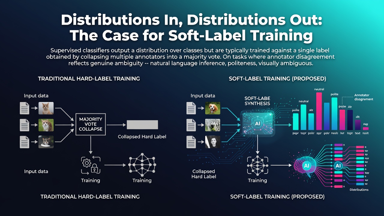 Distributions In, Distributions Out: The Case for Soft-Label Training