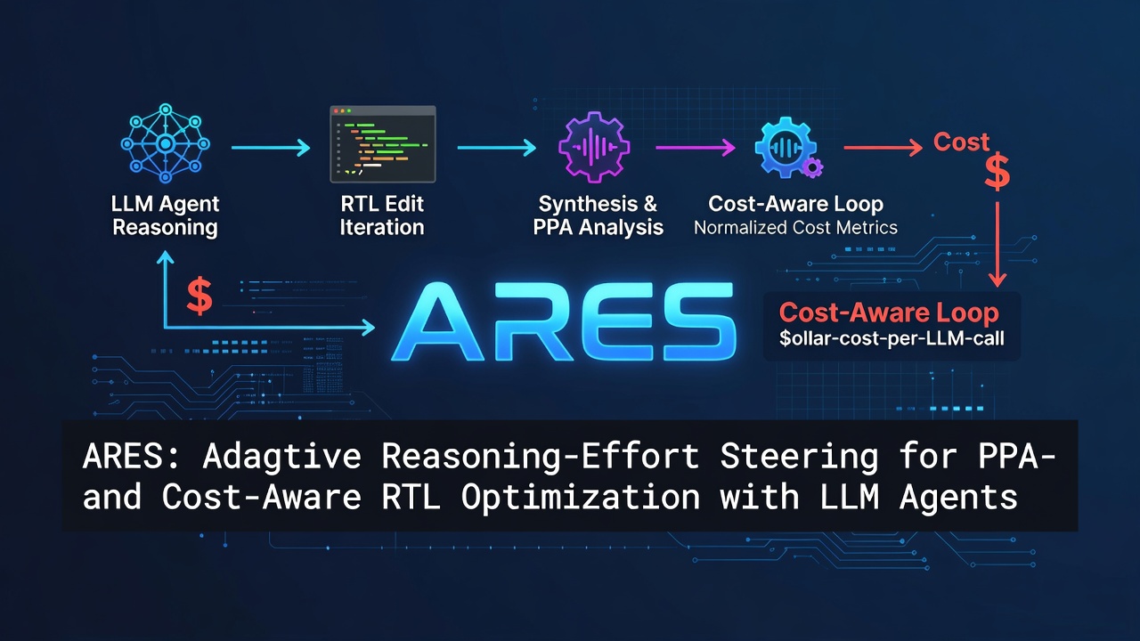 ARES: Adaptive Reasoning-Effort Steering for PPA- and Cost-Aware RTL Optimization with LLM Agents