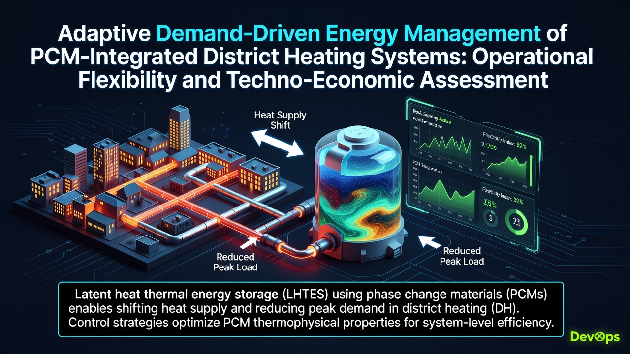 Adaptive Demand-Driven Energy Management of PCM-Integrated District Heating Systems: Operational Flexibility and Techno-Economic Assessment