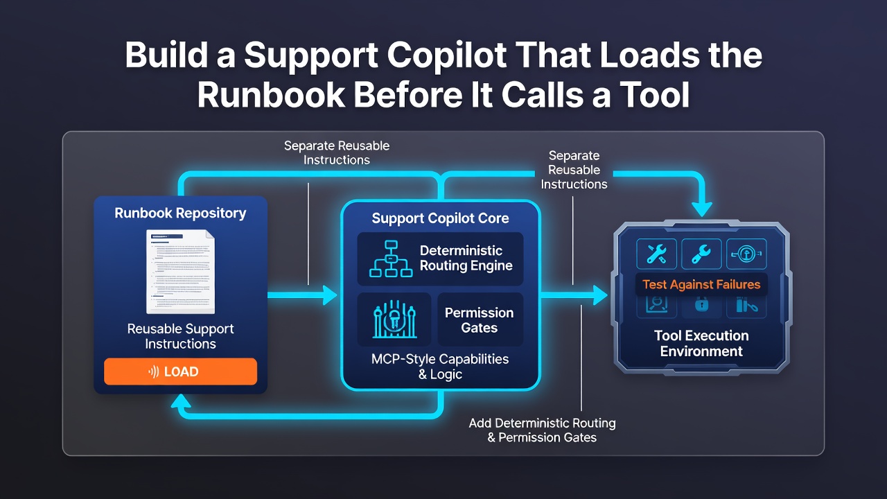 Build a Support Copilot That Loads the Runbook Before It Calls a Tool