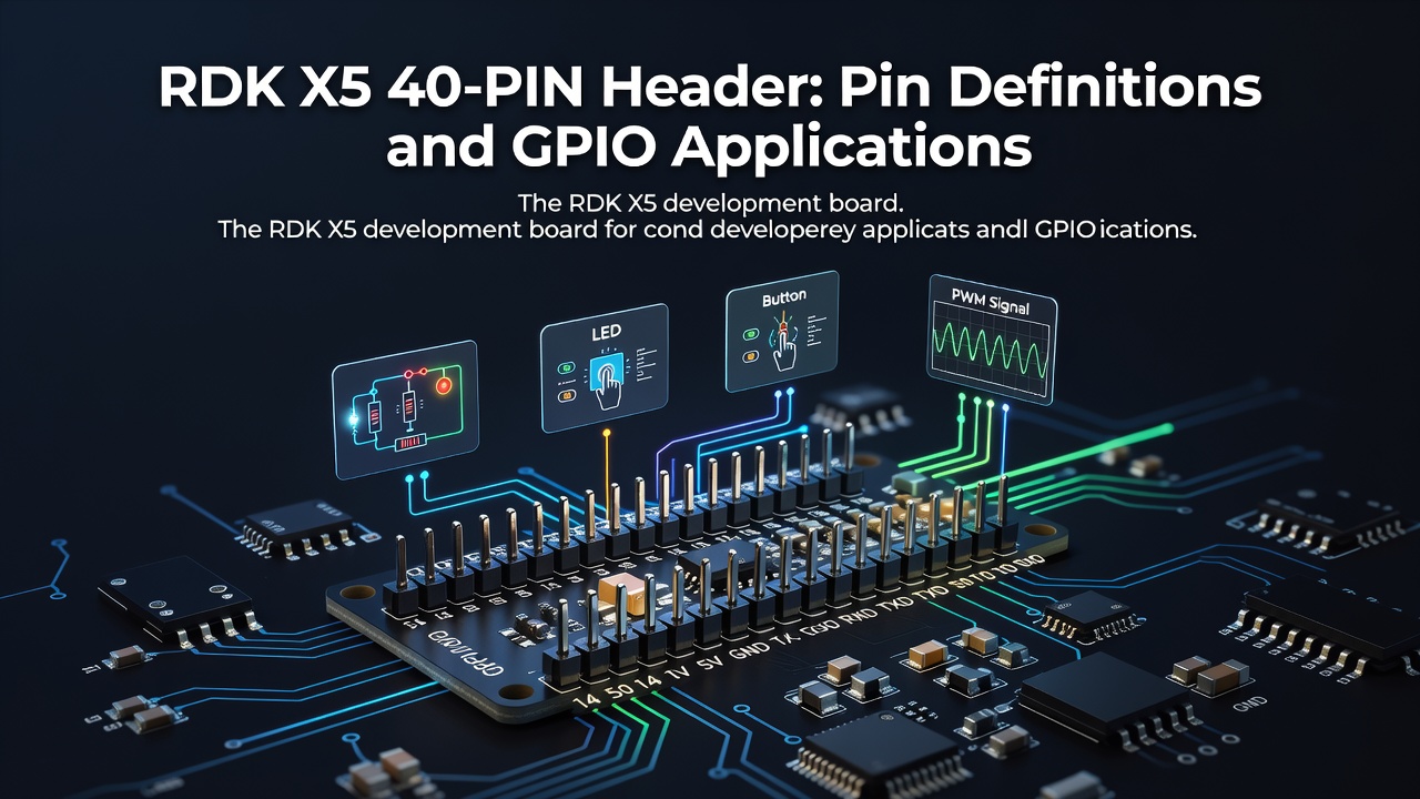 RDK X5 40-PIN Header: Pin Definitions and GPIO Applications