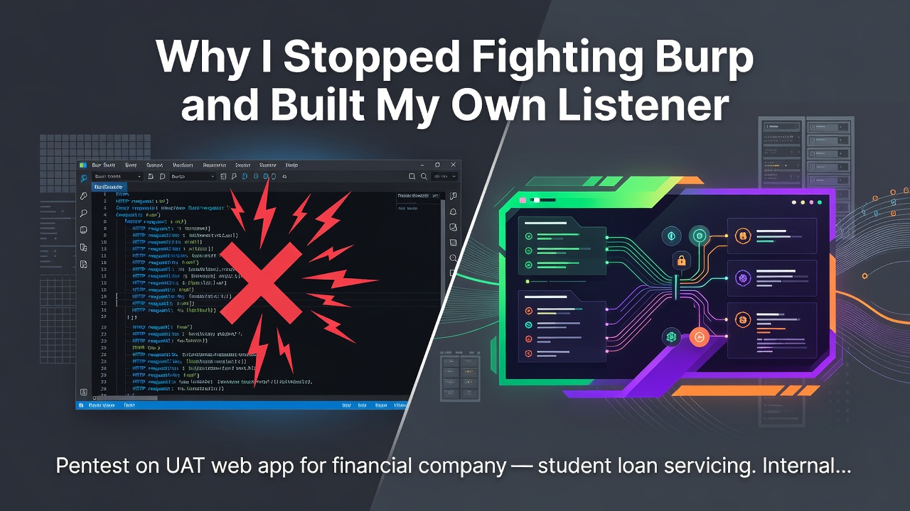 Why I Stopped Fighting Burp and Built My Own Listener