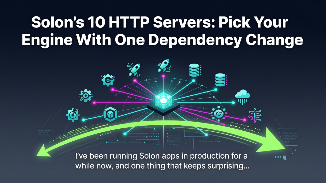 Solon's 10 HTTP Servers: Pick Your Engine With One Dependency Change