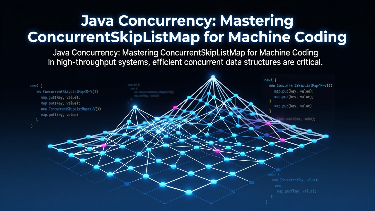 Java Concurrency: Mastering ConcurrentSkipListMap for Machine Coding