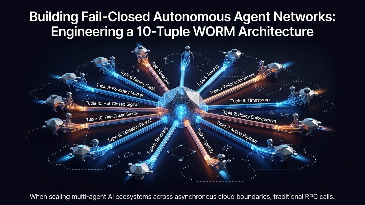 Building Fail-Closed Autonomous Agent Networks: Engineering a 10-Tuple WORM Architecture