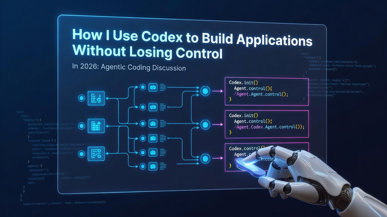How I Use Codex to Build Applications Without Losing Control