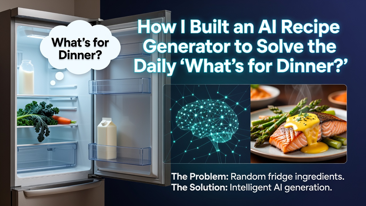 How I Built an AI Recipe Generator to Solve the Daily "What's for Dinner?"