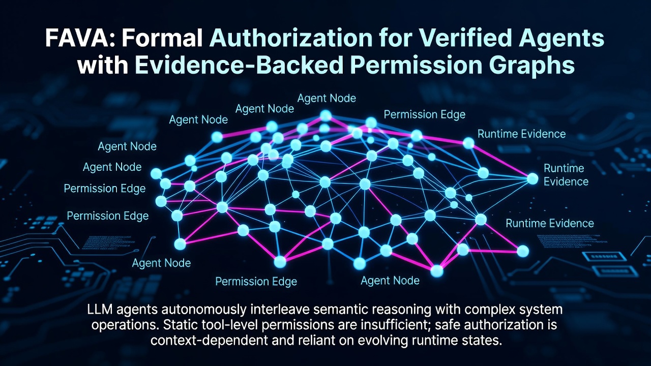 FAVA: Formal Authorization for Verified Agents with Evidence-Backed Permission Graphs