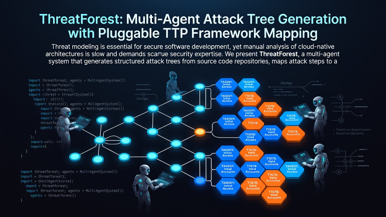 ThreatForest: Multi-Agent Attack Tree Generation with Pluggable TTP Framework Mapping